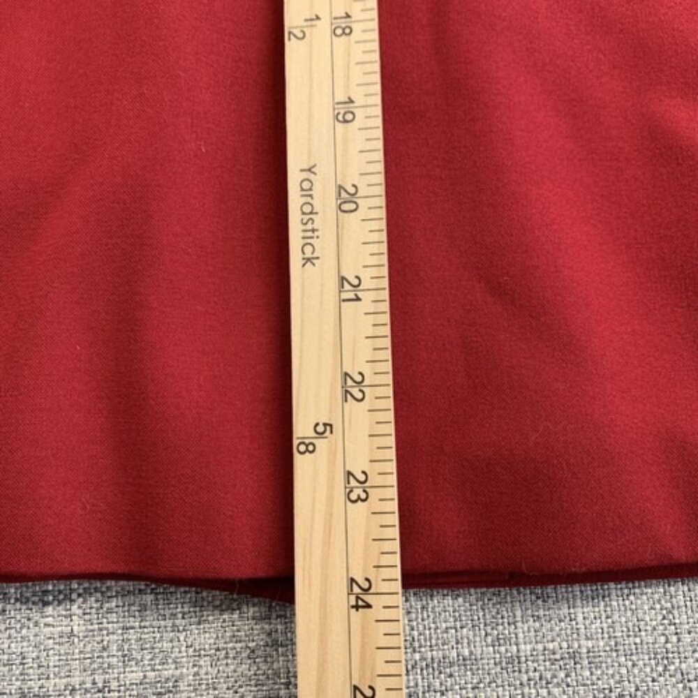 Vintage Conrad C Collection Two Piece Burgundy Skirt Suit 12 Made in Canada - Picture 12 of 16